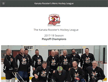 Tablet Screenshot of kanataroosters.ca